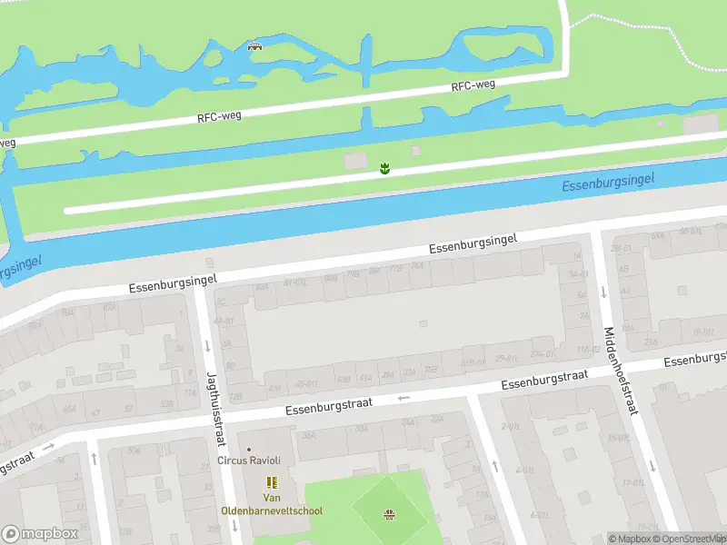 Ambulance met grote spoed naar de Essenburgsingel in Rotterdam