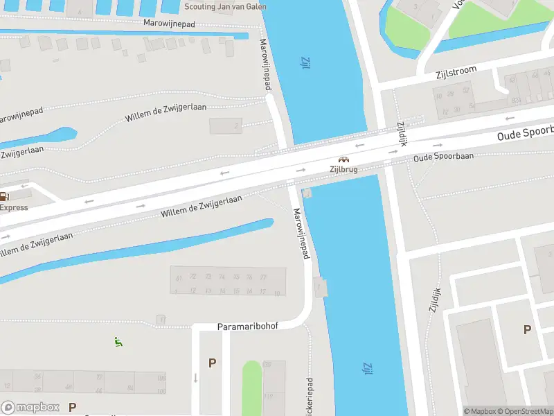 Ambulance met gepaste spoed naar de Marowijnepad in Leiden