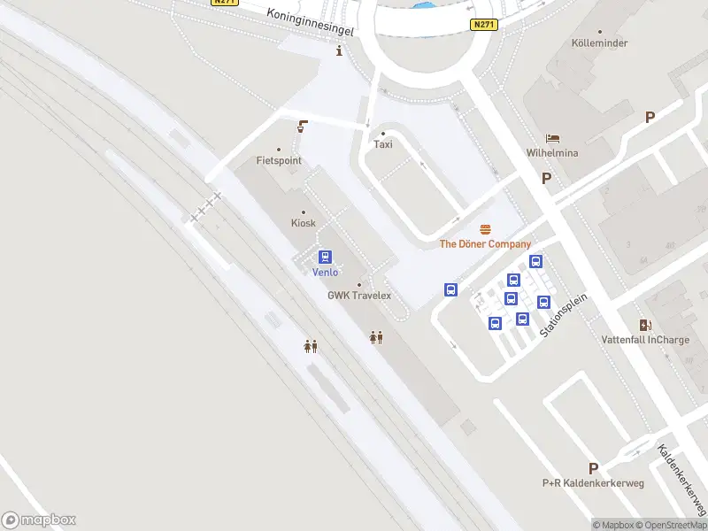 Ambulance met grote spoed naar de Stationsplein in Venlo