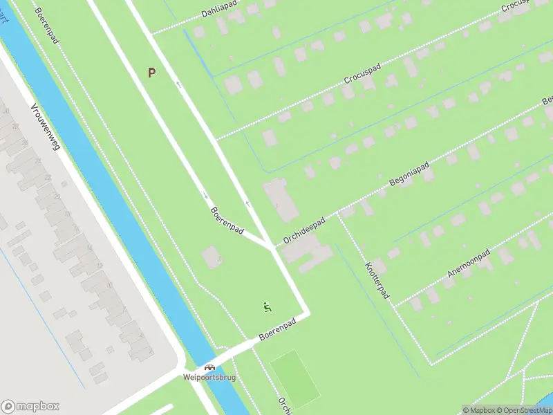 Brandweer met gepaste spoed naar de Boerenpad in Leiden