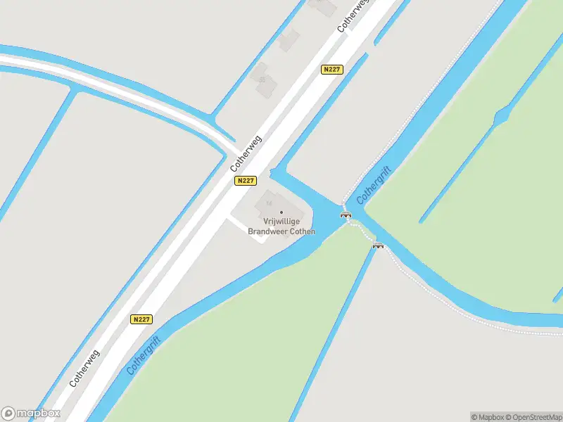 Brandweer met gepaste spoed naar de Cotherweg in Cothen