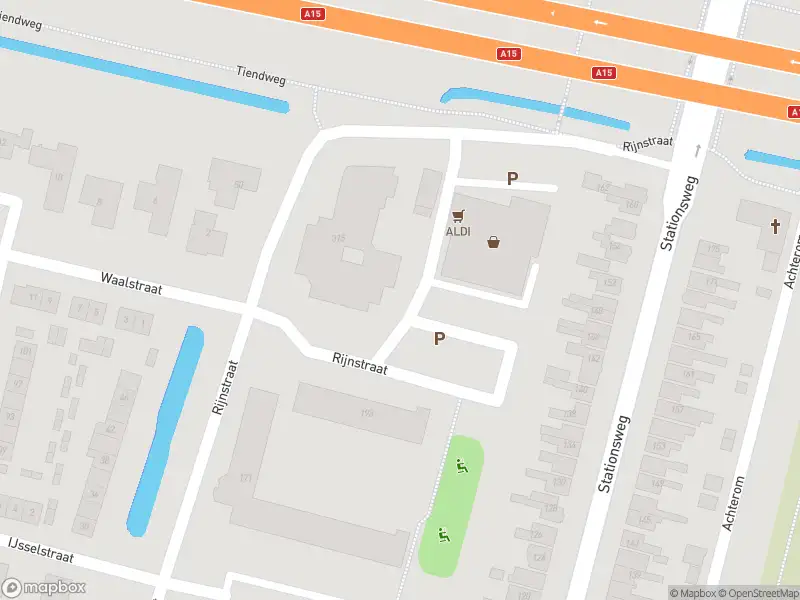 Ambulance met grote spoed naar de Rijnstraat in Sliedrecht