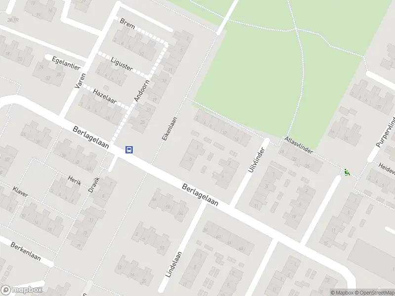 Brandweer met gepaste spoed naar de Eikenlaan in Bilthoven vanwege stormschade