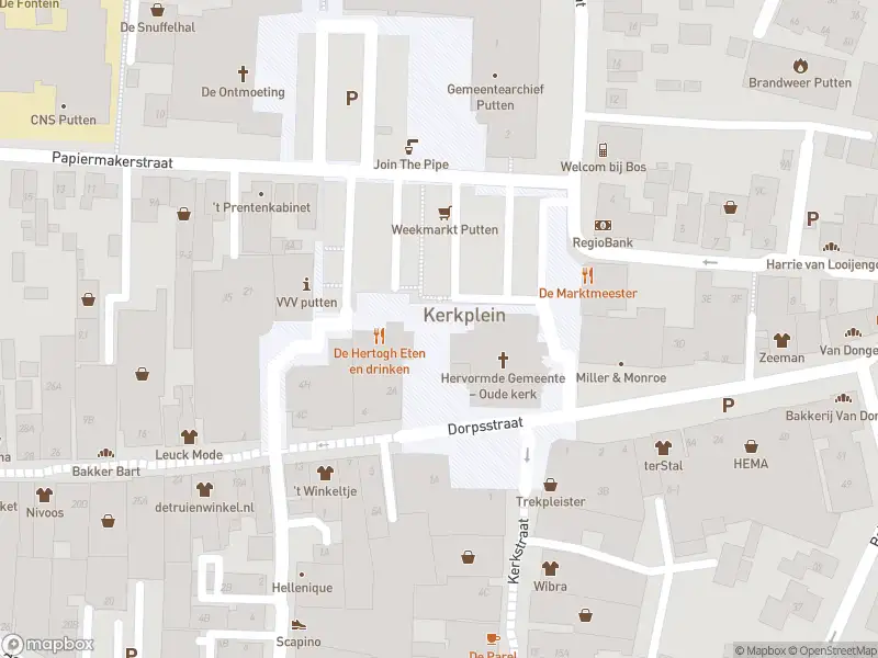 Brandweer met gepaste spoed naar de Kerkplein in Putten vanwege stormschade