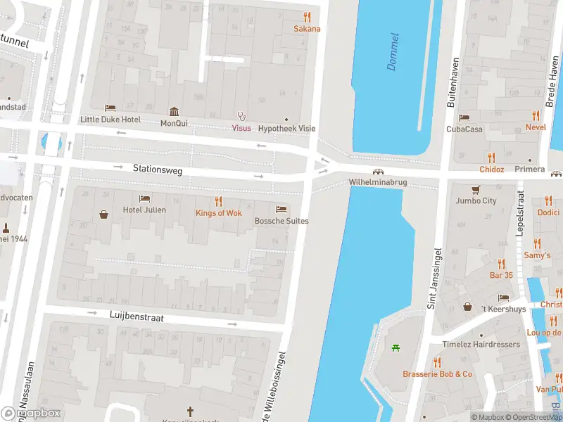 Politie naar de Stationsweg in 's-Hertogenbosch vanwege ongeval met letsel