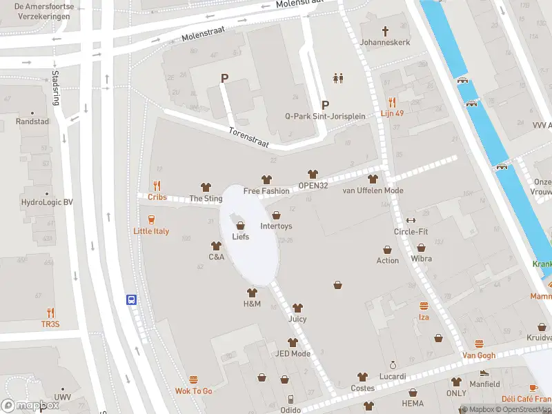 Brandweer met gepaste spoed naar de Sint Jorisplein in Amersfoort vanwege een liftopsluiting