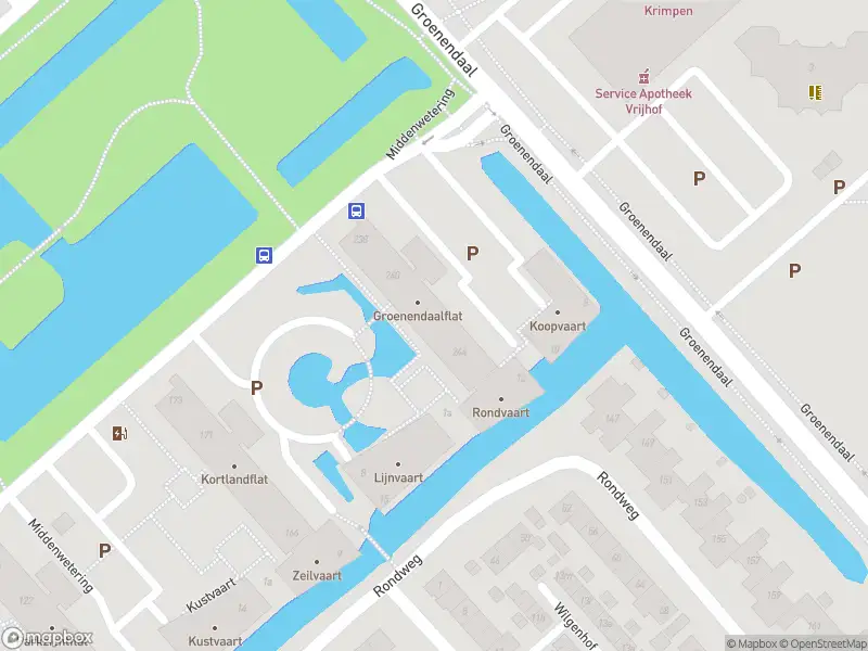 Ambulance met gepaste spoed naar de Middenwetering in Krimpen aan den IJssel