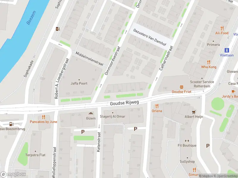 Ambulance met gepaste spoed naar de Goudse Rijweg in Rotterdam