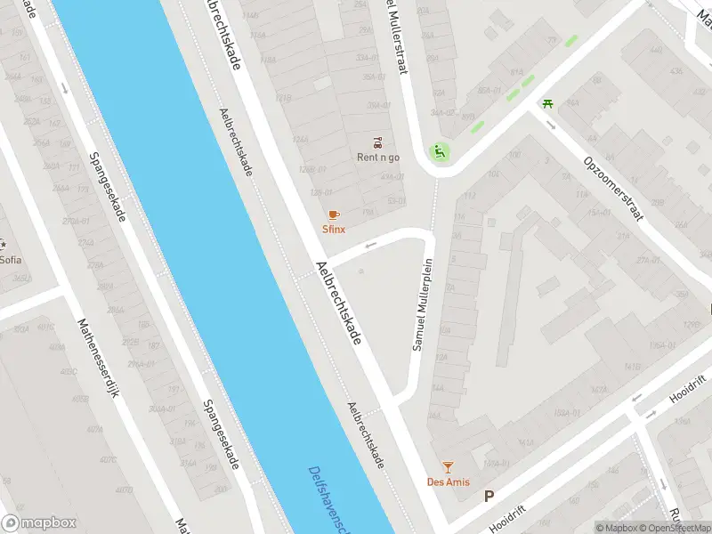 Ambulance met gepaste spoed naar de Aelbrechtskade in Rotterdam
