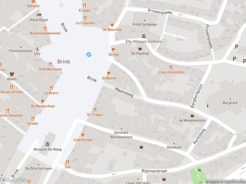 Brandweer met gepaste spoed naar de Maansteeg in Deventer