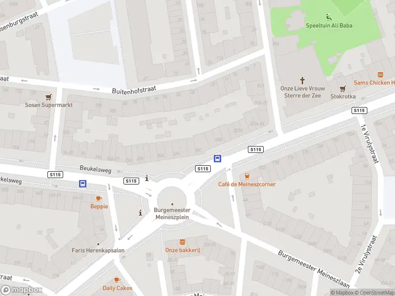 Ambulance met grote spoed naar de Burgemeester Meineszplein in Rotterdam