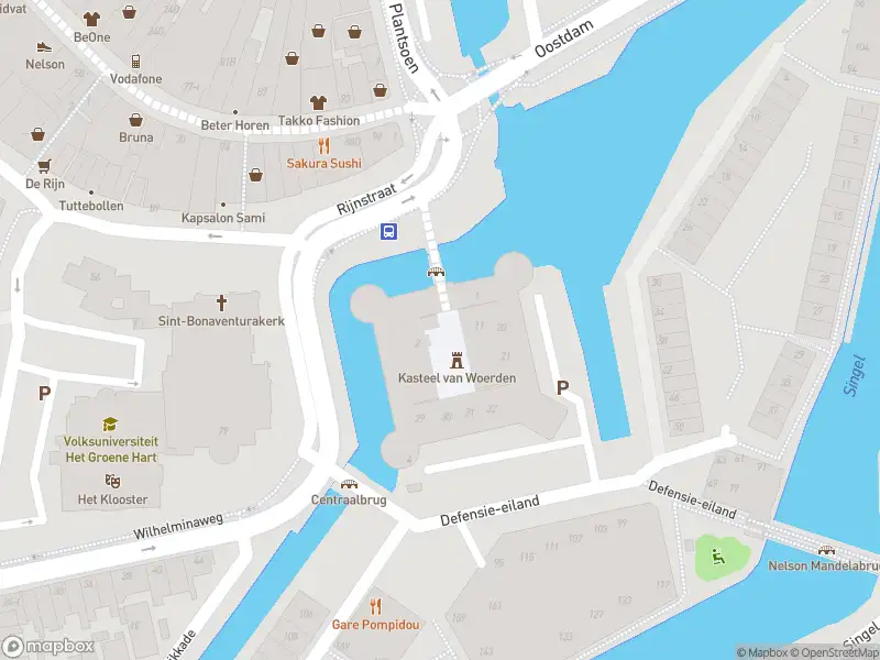 Brandweer met grote spoed naar de Kasteel in Woerden vanwege gebouwbrand