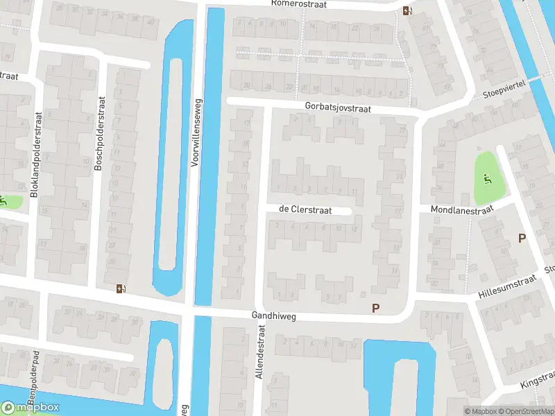 Brandweer met gepaste spoed naar de De Clerstraat in Gouda vanwege wateroverlast