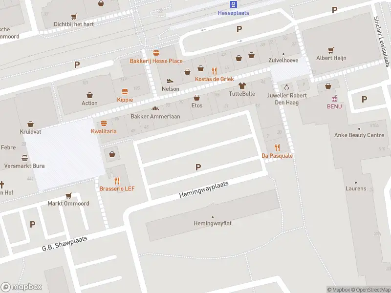 Ambulance met gepaste spoed naar de Hemingwayplaats in Rotterdam