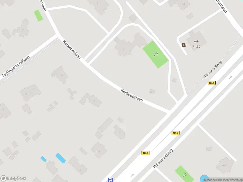 Brandweer met gepaste spoed naar de Kerkeboslaan in Wassenaar vanwege afgaan automatisch brandalarm
