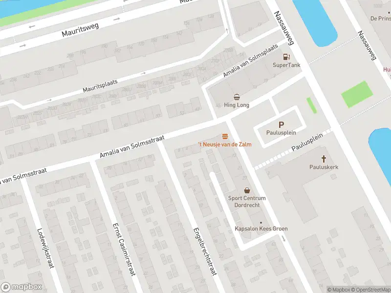 Ambulance met grote spoed naar de Amalia van Solmsstraat in Dordrecht