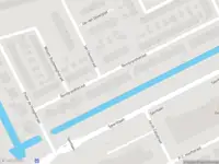 Ambulance met grote spoed naar de Rembrandtstraat in Spijkenisse