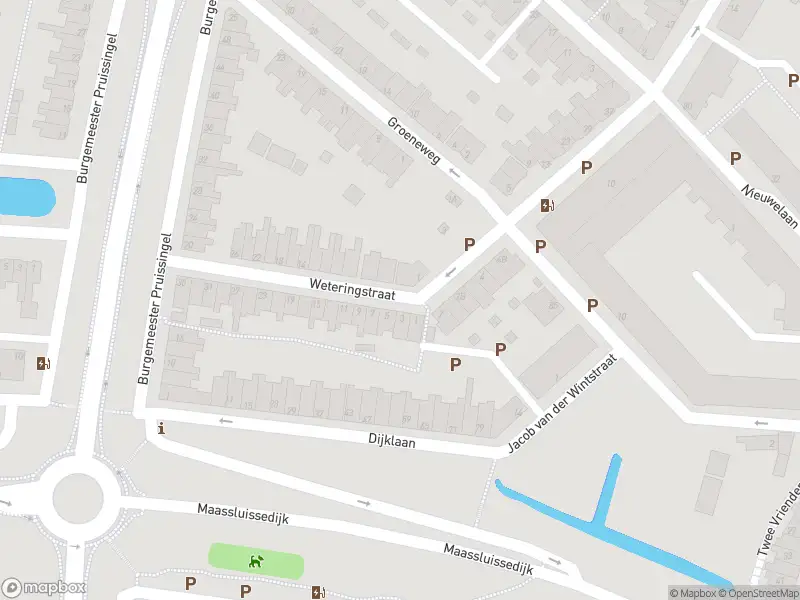 Ambulance met grote spoed naar de Weteringstraat in Vlaardingen