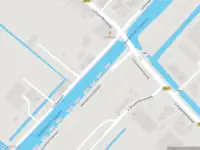 Ambulance met gepaste spoed naar de Haarlemmertrekvaart in Voorhout