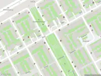Ambulance met gepaste spoed naar de Emanzana in Amsterdam
