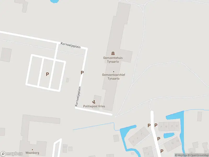 Brandweer met gepaste spoed naar de Kornoeljeplein in Vries vanwege wateroverlast
