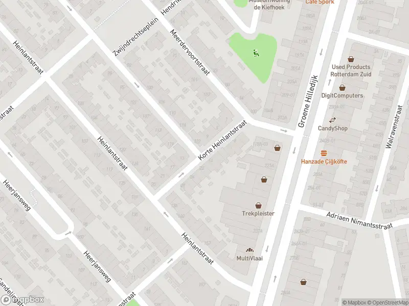 Politie naar de Korte Heinlantstraat in Rotterdam