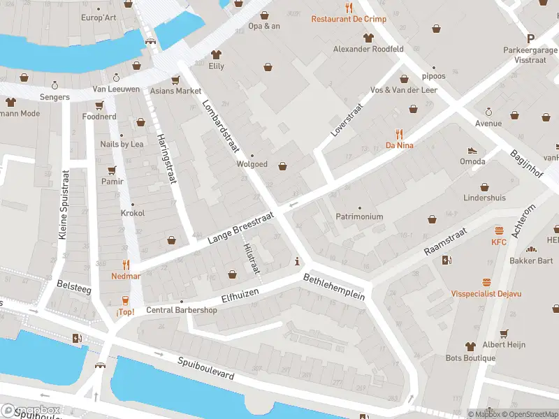 Ambulance met grote spoed naar de Lange Breestraat in Dordrecht