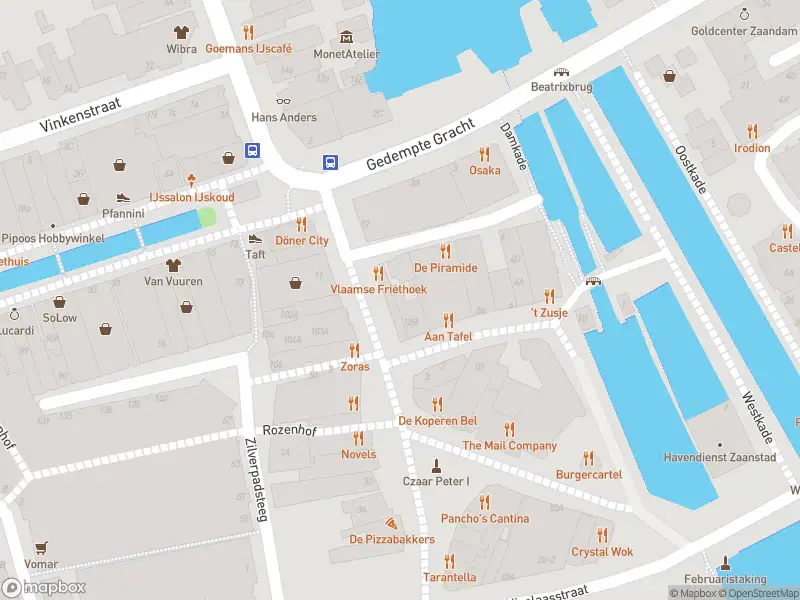 Ambulance naar de Damkade in Zaandam