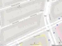 Ambulance met gepaste spoed naar de Rochussenstraat in Rotterdam