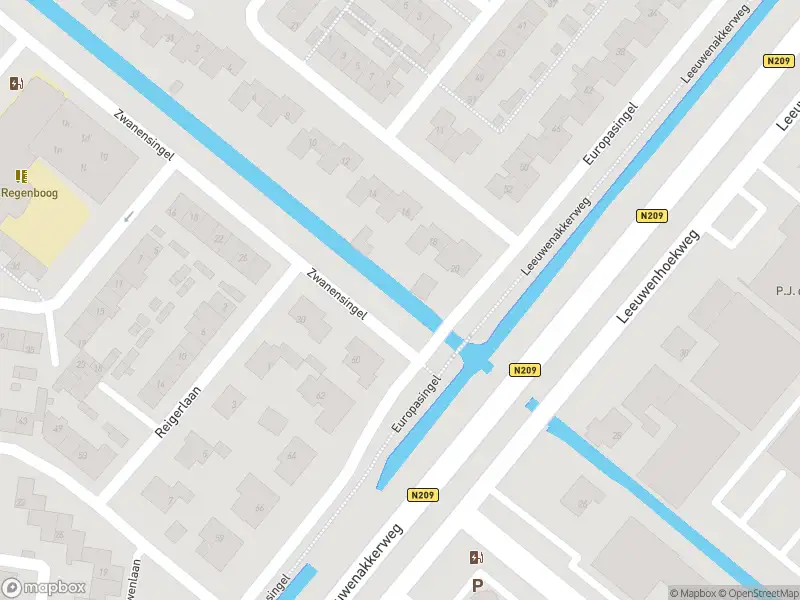 Brandweer met grote spoed naar de Europasingel in Bergschenhoek vanwege personen te water
