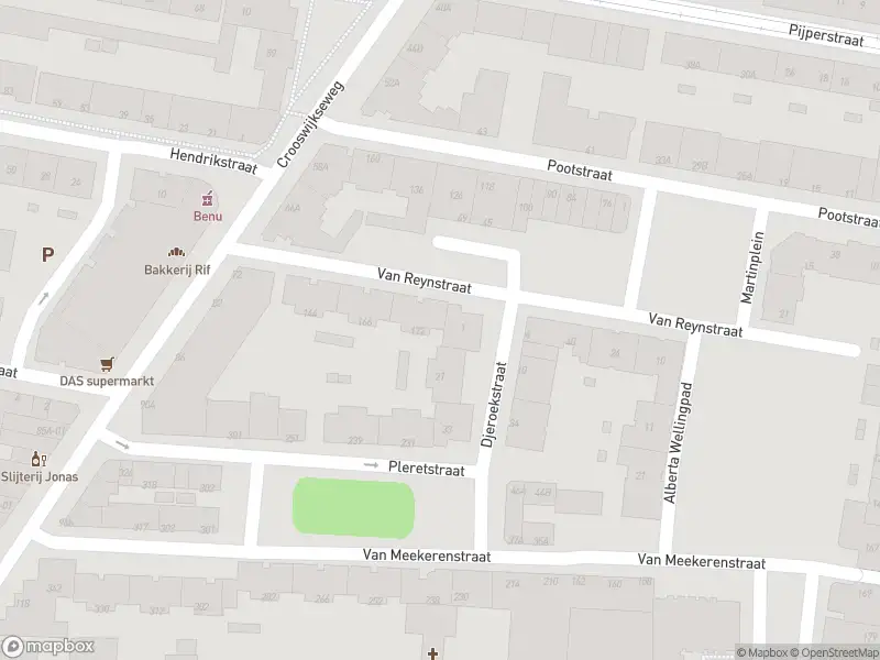 Ambulance met gepaste spoed naar de Van Reynstraat in Rotterdam