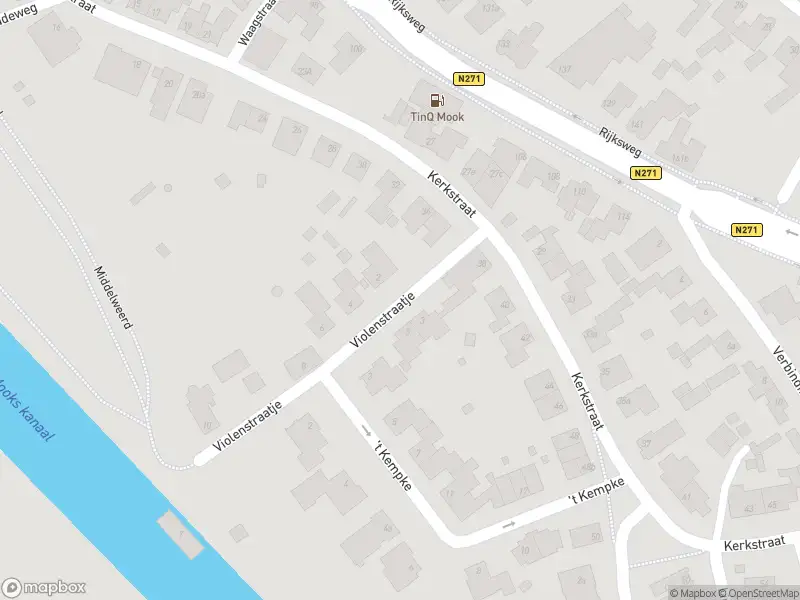 Brandweer met gepaste spoed naar de Violenstraatje in Mook vanwege wateroverlast