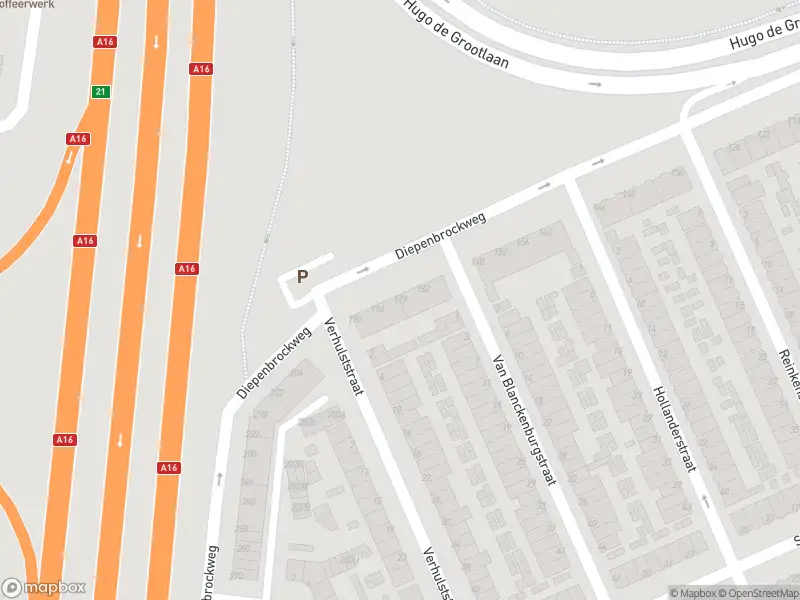 Overlastmelding Diepenbrockweg in Dordrecht