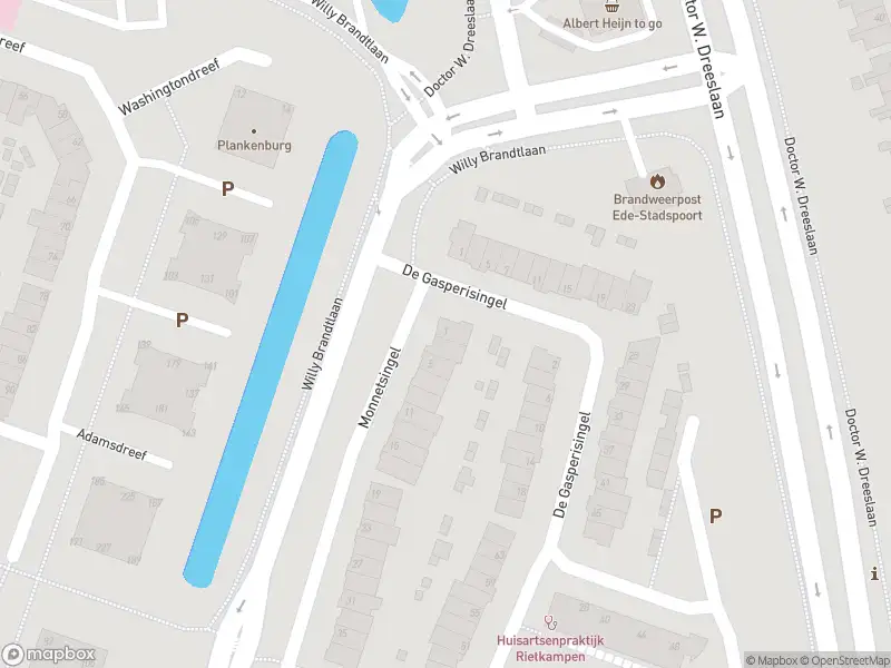 Politie naar de Monnetsingel in Ede vanwege aanrijding met letsel