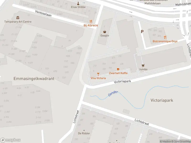 Brandweer met gepaste spoed naar de Victoriapark in Eindhoven vanwege wateroverlast