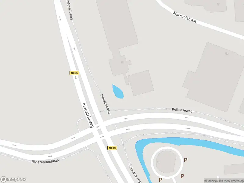 Politie naar de Industrieweg in Tiel vanwege aanrijding met letsel