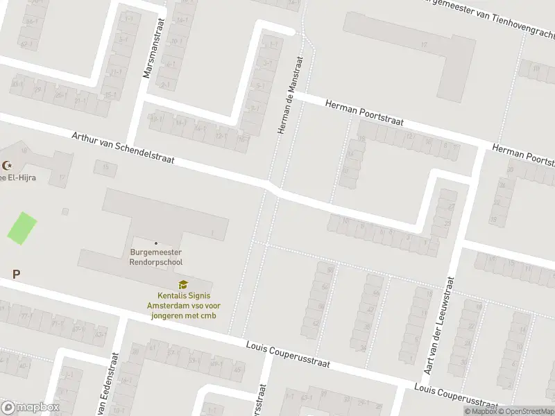 Ambulance met grote spoed naar de Herman de Manstraat in Amsterdam