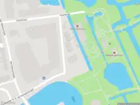 Politie naar de Van Helvoortlaan in Woerden vanwege aanrijding met letsel