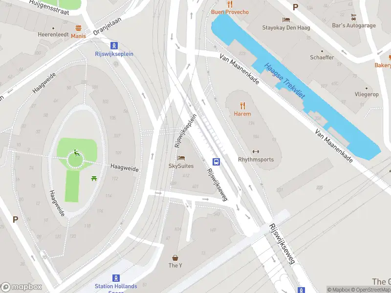 Traumahelikopter naar de Rijswijkseplein in 's-Gravenhage