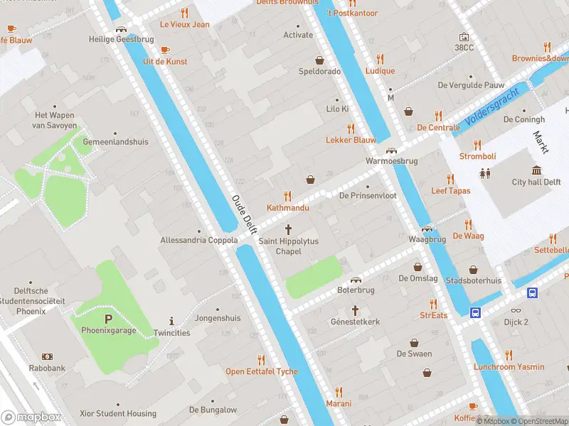 Brandweer met gepaste spoed naar de Nieuwstraat in Delft