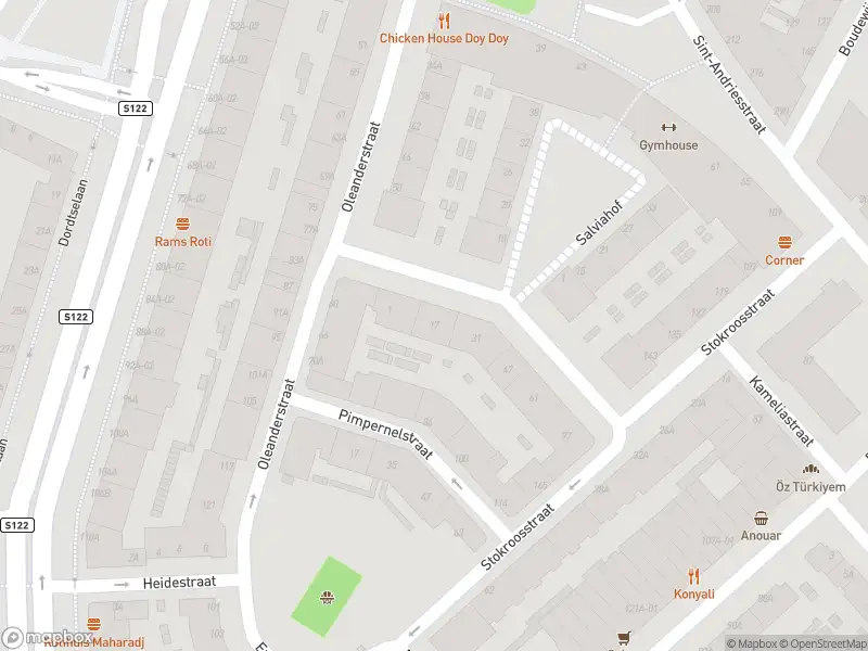 Ambulance met gepaste spoed naar de Lavendelstraat in Rotterdam