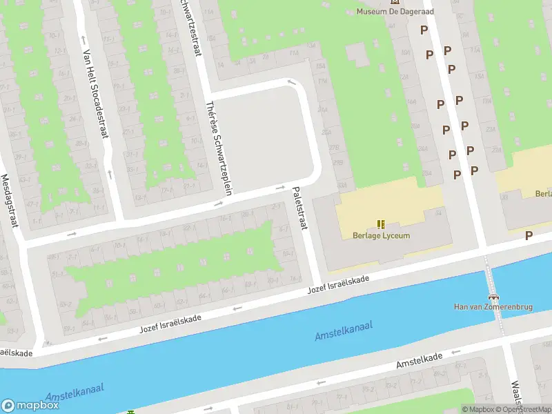 Brandweer met grote spoed naar de Paletstraat in Amsterdam