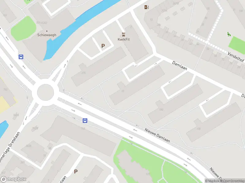 Ambulance met grote spoed naar de Damlaan in Schiedam