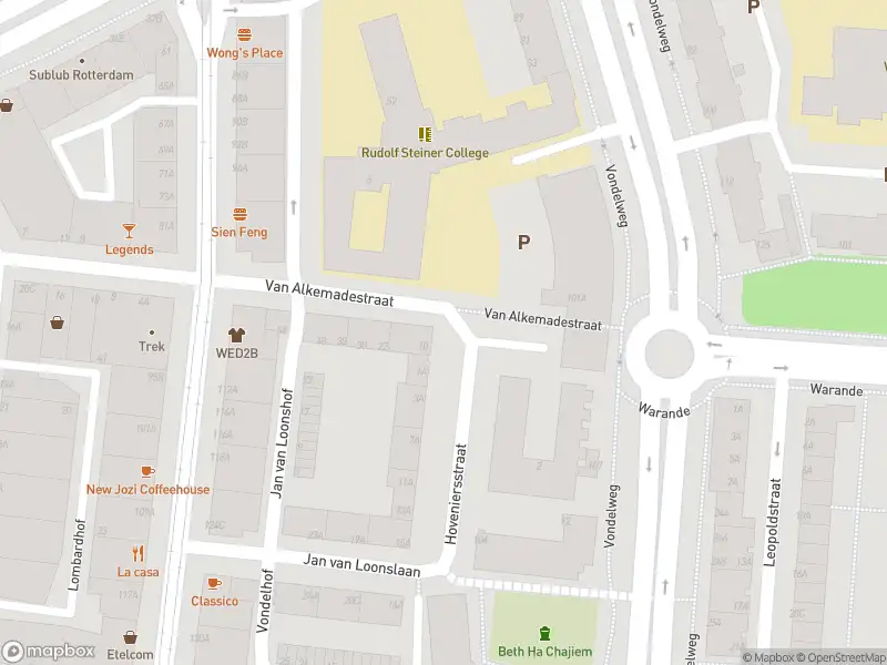 Politie naar de Van Alkemadestraat in Rotterdam