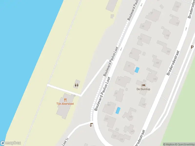 Ambulance naar de Boulevard Paulus Loot in Zandvoort vanwege personen te water
