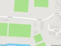 Ambulance en brandweer met gepaste spoed naar de Singelweg in Muntendam