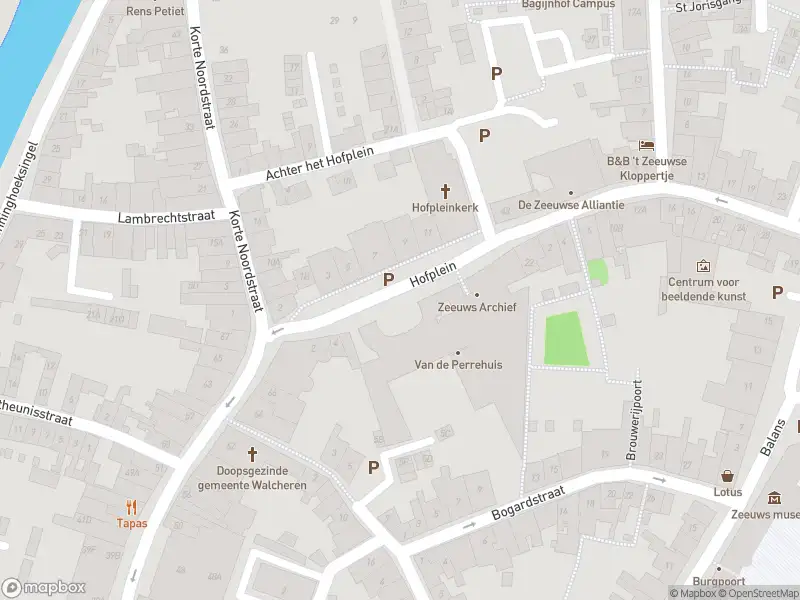 Brandweer met gepaste spoed naar de Hofplein in Middelburg vanwege stormschade