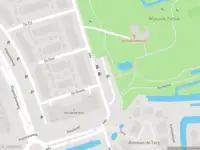 Ambulance met gepaste spoed naar de Wollebrand in Pijnacker vanwege brand