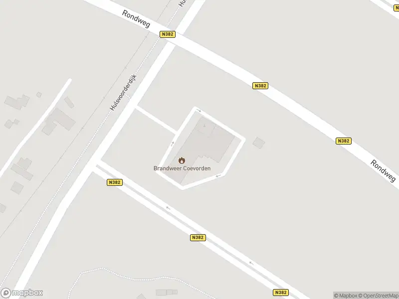 Brandweer met gepaste spoed naar de Hulsvoorderdijk in Coevorden