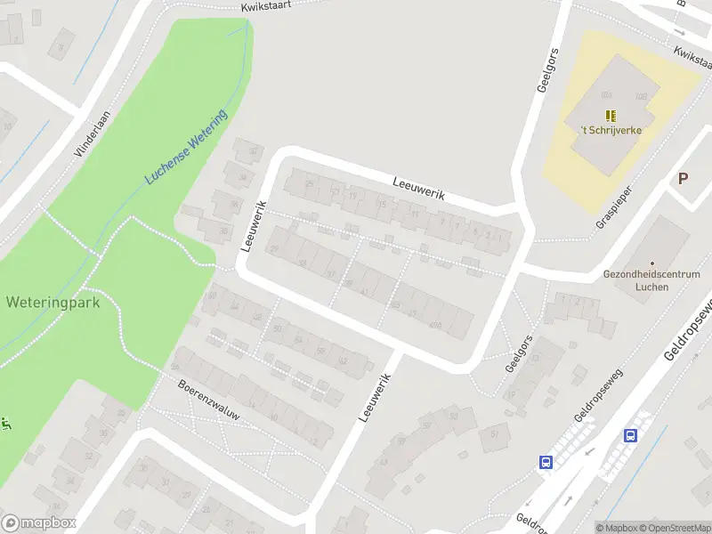 Politie naar de Leeuwerik in Mierlo vanwege ongeval met letsel